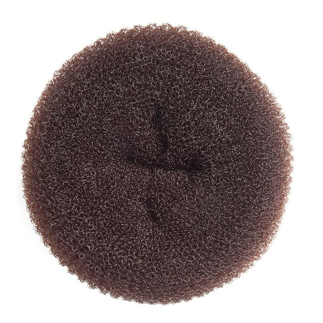 Diane Jumbo Hair Donut, Brown, 5.5 Inch