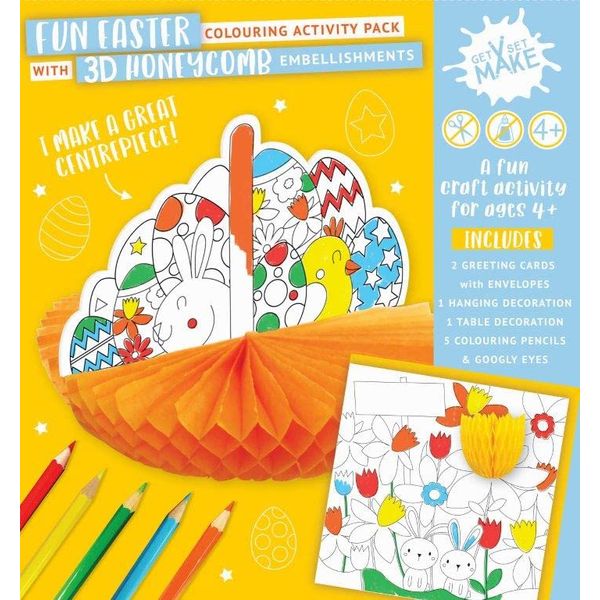 Craft Activity Project Easter Gift Set Make - Easter Eggs In Basket