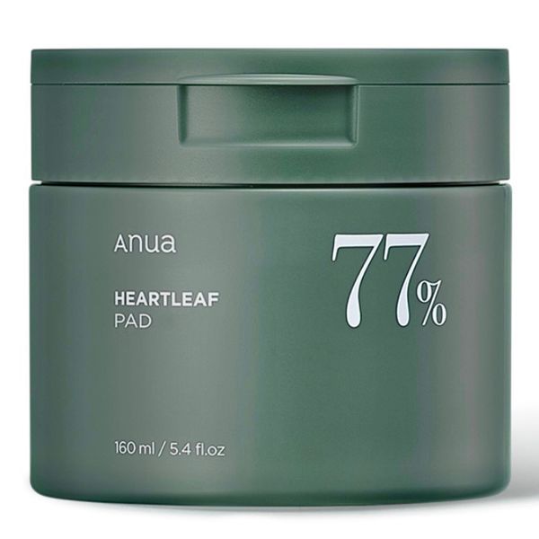 ANUA HEARTLEAF 77 Clear Pad Eoseongcho 77 Clear Pad Soothing Hypoallergenic Wiping Pore Care Acne Cosmetics 160 ml 70 sheets