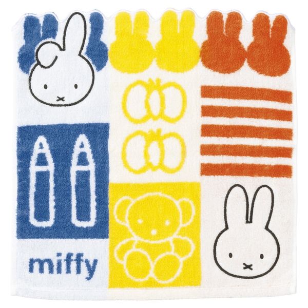 Marushin Miffy Mini Towel, Hand Towel, Face Towel, Bath Towel, 100% Cotton