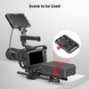 SMALLRIG Mini V Mount Battery Plate, V-Lock Mount Battery Plate with 1/4"-20 Threads - 2987