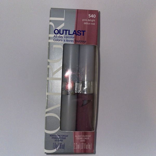 Covergirl Outlast All-Day Lipcolor & Topcoat # 540 Pink Delight DISCONTINUED