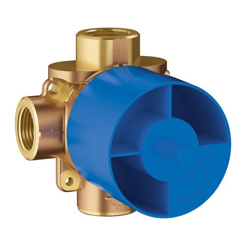 Grohe 29903000 Concetto 3-Way Diverter Rough-in Valve, Brass