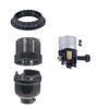 B&P Lamp Threaded Shell with Ring Phenolic Socket | Easy to Install Replacement Lamp Socket