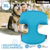Adjustable Dog Pet Harness Breathable Air Mesh Comfortable Reflective Vest Blue