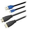 iMW HDMI- + USB-Kabelsatz für PlayStation 4