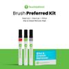 TouchUpDirect 1J7 Atomic Silver Metallic Compatible with Lexus Exact Match Touch Up Paint Brush - Preferred Kit