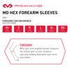 Mcdavid 651 Hexpad Forearm Pad Black - Medium