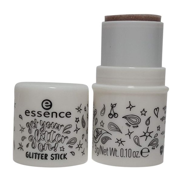 Essence Get Your Glitter On Glitter Stick 03 Rose Gold .10 oz.