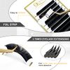 Easy Fan Lashes Quewel Russian Volume Lash Extensions 0.10 D Curl 13mm Reusable Box Russian Lashes Volume Lash Extensions Self Fanning Eyelash Extensions Automatic Blooming Lash Extensions(0.10-D-13)