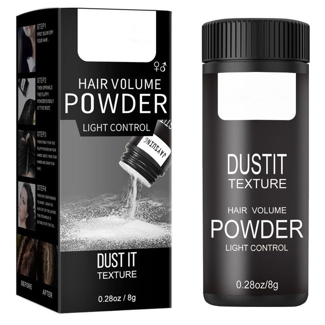 Hair Styling Powder - Unisex Root Hair Volume Powder - Matt Look - Anti-Gravity Powder Styler - Invisible Texture - Instant Volume and Root Boost - All Hair Types