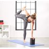High Density Yoga Block & Yoga Resistance Strap Black
