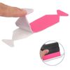 sourcing map 20pcs Vinyl Squeegee Fabric 5 Inch Pre-Cut Self-Adhesive Microfiber Replacement Felt for Squeegee Application Tool, Pink