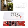 Solar Light Circuit Board Module, Solar Controller Board Easy Installation Motion Sensor with Remote Control for Modification