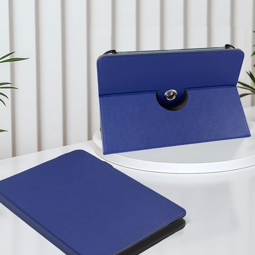 Universal 7 8 Inch Android Tablet Case, Nannxiebky 360 Degree Rotating Multi-Angle Viewing Stand Cover for 7.0 8.0 Inch and All 7" - 8.5" Tablet, Darkblue