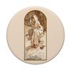 Alphonse Maria Mucha's The Seasons - Winter PopSockets Swappable PopGrip