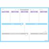 PRICARO Complete Planner Set "Allerlei", Light Blue, Pack of 4