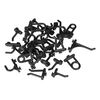 Sealey S0766 Hook Assortment for Composite Pegboard, Black, 30 Pieces
