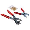 Amtech B1460 Leather Punch & Eyelet PLIER Set - with 100pc Eyelets
