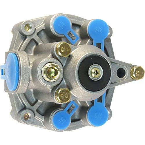 TORQUE RE-6 Emergency Relay Valve Dual Function Valve for semi Trucks Trailers (Replaces Bendix 281860, 281865, 281865X, 281865RX) (TR281865)