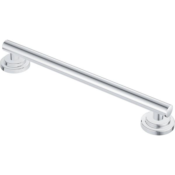 Moen YG0718CH Bathroom Safety 18-Inch Stainless Steel Modern Bathroom Grab Bar, Chrome