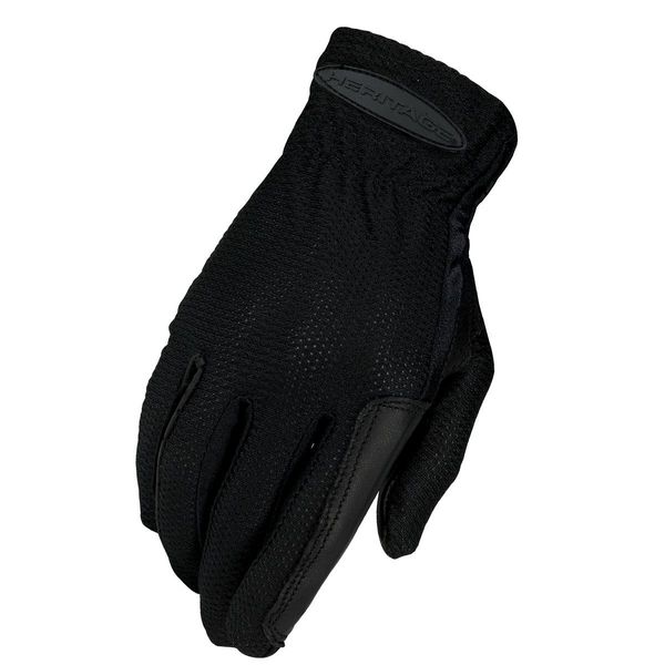 Heritage Pro-Flow Summer Show Gloves, Size 9, Black