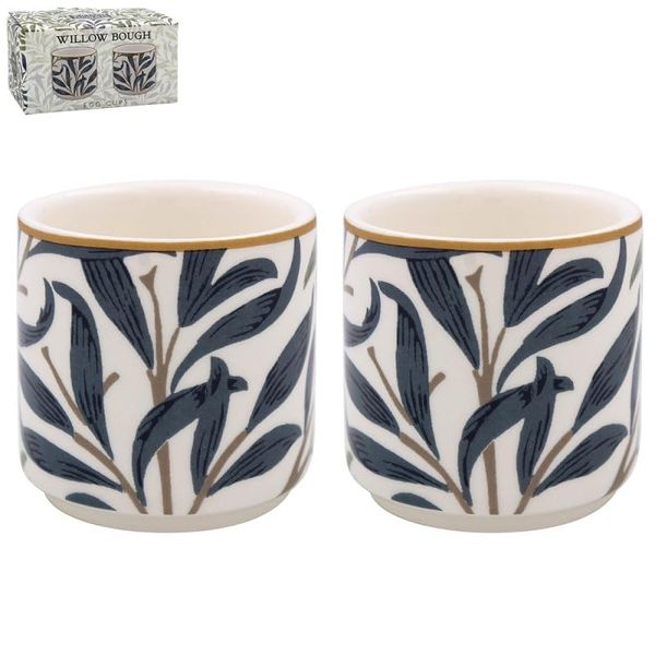 The Leonardo Collection LP95709 Egg Cups, Ceramic, Blue, Green