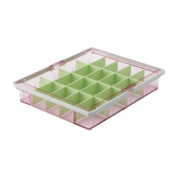 20 Person Medicine Box Divider, Pink