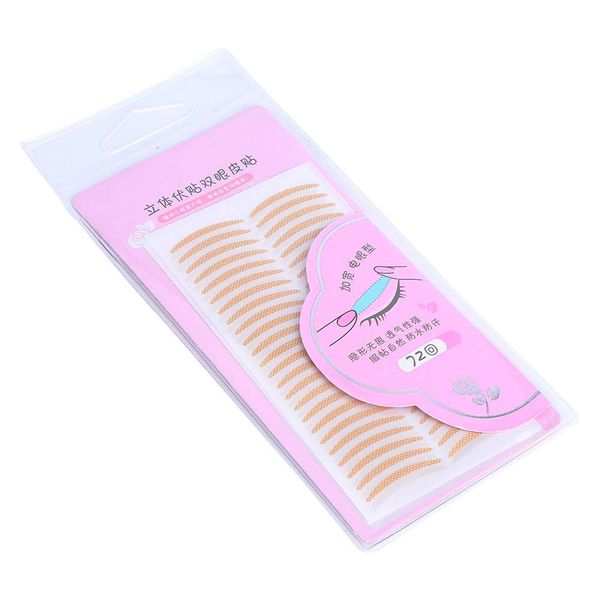 Double Eyelid Stickers, 72 Pairs Double Eyelid Tape, Natural Breathable Adhesive Invisible Eyelid Tape for Women Hooded, Droopy, Uneven, Mono-eyelids, Matte Texture & Fiber Design