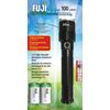 Fuji Flashlight 129, High-Low Beam +Strobe, Zoom Focus, D-cell Included