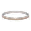 iXXXi Line Sand Filling Ring Silver – 2 mm, beige