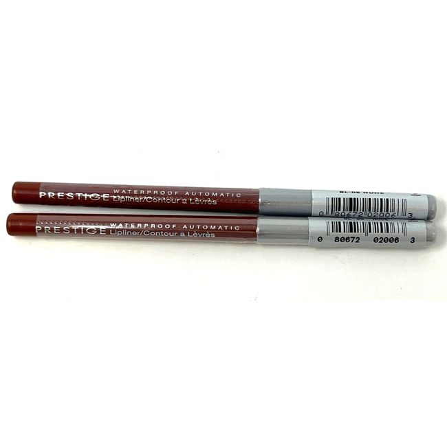 (2) Prestige Waterproof Automatic Lip Liner Sealed RARE HTF BL-06 - Nude