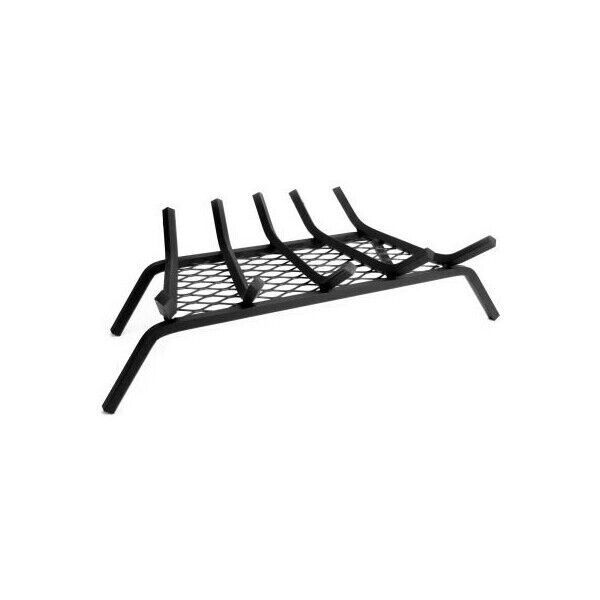 Pleasant Hearth Fireplace Grate  1/2" 30" 5-Bar Steel Material W/ Ember Retainer