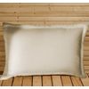 ehomegoods 2 Pack Cream Color Standard/Queen Solid Memory Foam Bed Pillows with Down Alternative Filled Covers