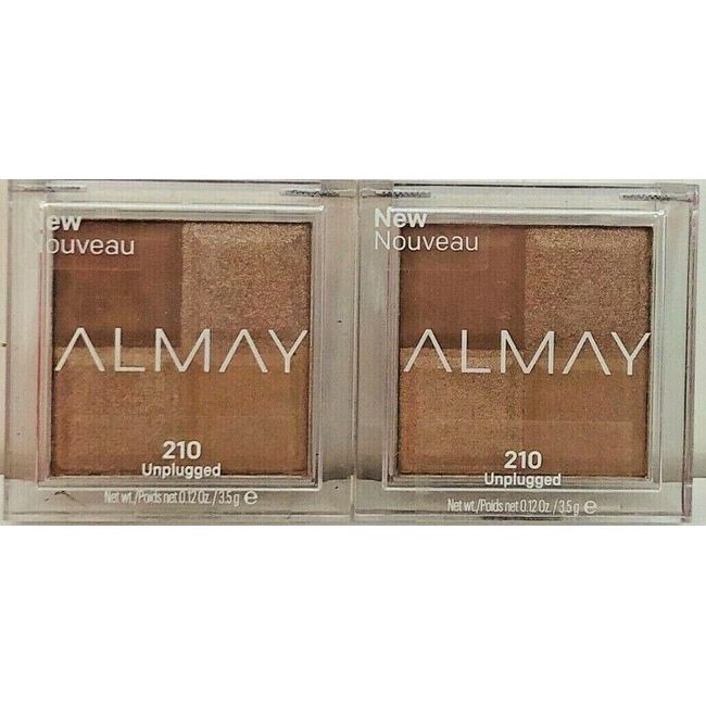 Almay Eyeshadow Quad 210 Unplugged (Bundle of 2)