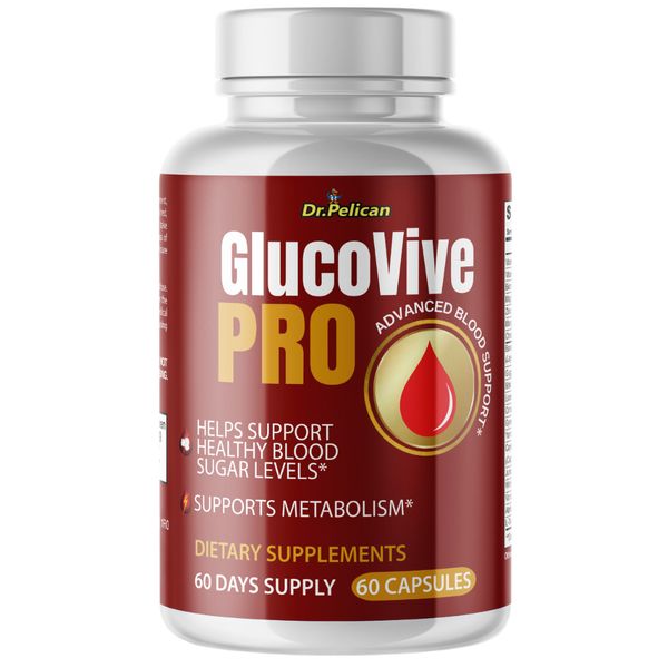 GlucoVive Pro- Blood Support- 60 Capsules