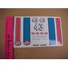 1/24 slotcar 1/24 scale decal sheet thin vinyl STP 43