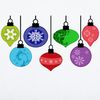 CafePress Christmas Ornaments 35x21 Wall Decal