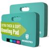 WORKPRO 2-Pack Extra Thick Kneeling Pad  Large Foam Kneeler Mat for Gardening