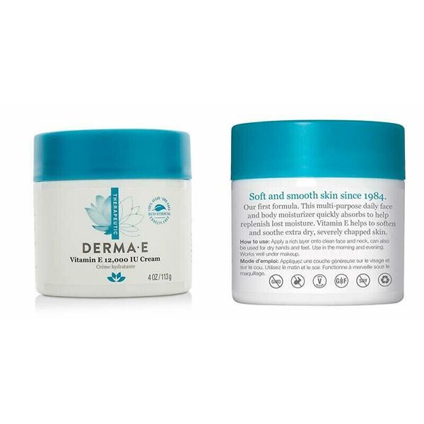 DERMA E Vitamin E 12,000 IU Moisturize Cream 4oz