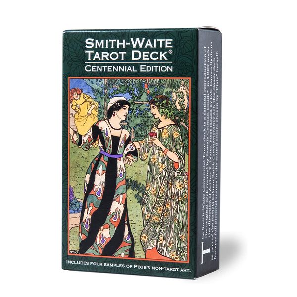 Tarot Card, Weighted Edition, Tarot Divination, Smith Waite Centennial Tarot Deck, Includes Japanese Instruction Manual (English Language Not Guaranteed)