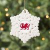 CafePress Welsh Dragon Snowflake Ornament, 3.5"x3.5"