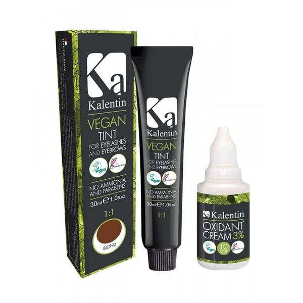Eyebrow colouring cream with developer (Blond)