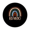 Babo Rainbow, Boho Rainbow Babo, Cool Dad Fathers Day PopSockets Swappable PopGrip