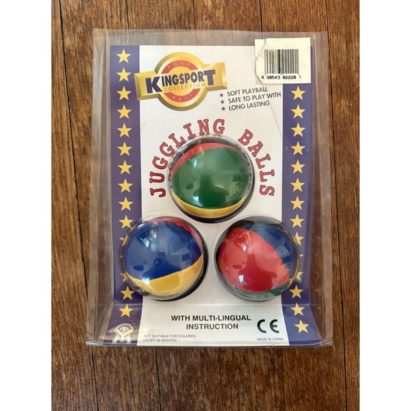 Kingsport Juggling Balls Vintage In Package Set Of 3