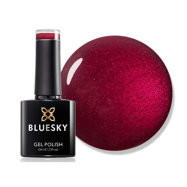 Bluesky Gel Nail Polish, AW2020, Lady Snow Autumn and Winter 2020 Collection - Bansko, Aw2016 Red, Long Lasting, Chip Resistant, 10 ml (Requires Drying Under UV LED Lamp)