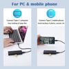 10Gbps M.2 NVME SATA Mobile External SSD Adapter Case USB 3.2 Gen2 Hub,Black