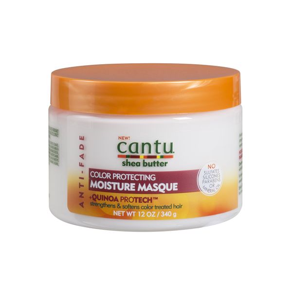 Cantu Shea Butter Anti Fade Color Protecting Moisture Masque with Quinoa Protein, 12 Ounce