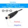 Security-01 DC 9V 0.5A Power Supply Adapter, Plug 5.5mm x 2.1mm, Center Negative