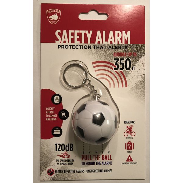 Sport Keychain Alarm Soccer Ball Safety Alarm